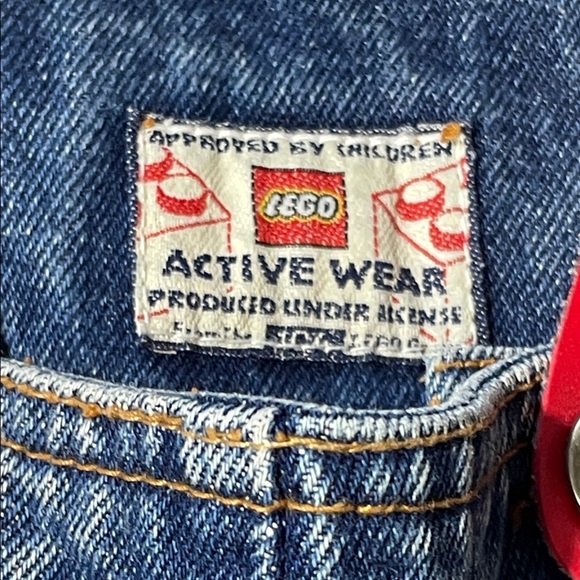 Vintage LEGO Kids Denim Overalls – Adjustable Straps, Size 5 - Picture 2 of 10